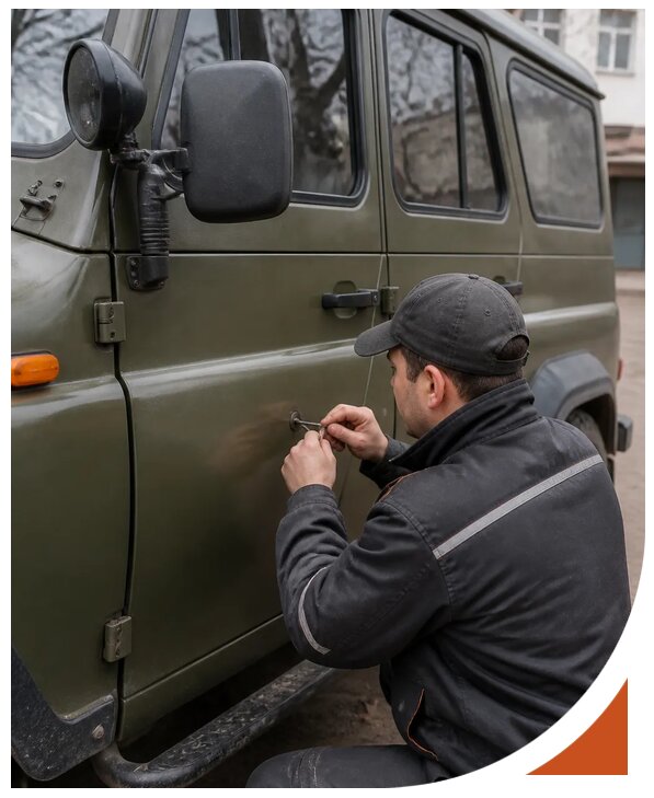 Профессиональное вскрытие автомобиля УАЗ без повреждений в Алексеевке